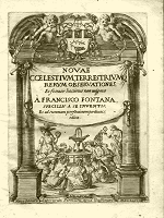 frontispice du livre de francesco fontana