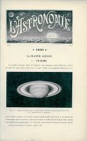 remière page de l'Astronomie de janvier 1930