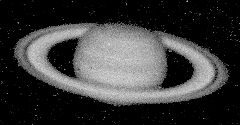 Saturne photographié à l'observatoire du Mt Wilson en 1911