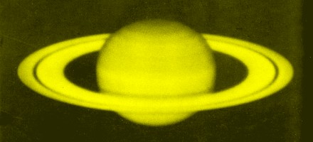 Saturne, cliché Pierre Guérin (colorisé)