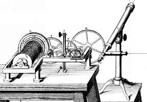 roue denté de Fizeau d'après l'Astronomie Populaire d'Arago